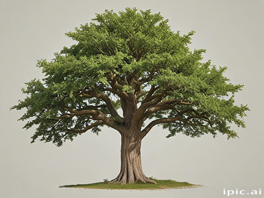 A Majestic Tree with Lush Green Foliage Standing Proudly Against a ...