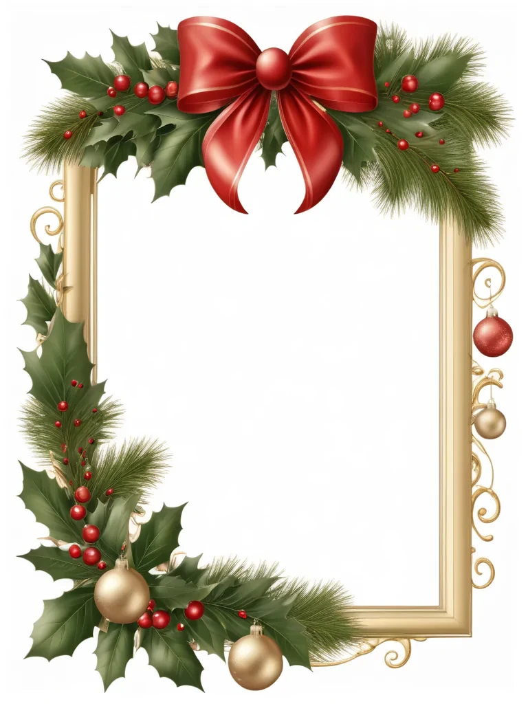 christmas frame clip art