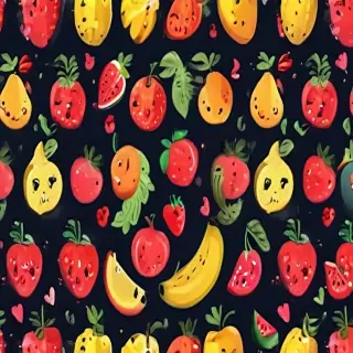 cute fruit backgrounds