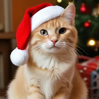 christmas images cats