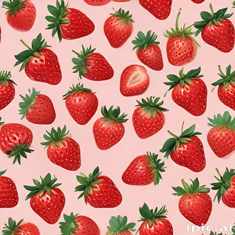 aesthetic strawberry wallpaper