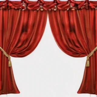 red curtain png