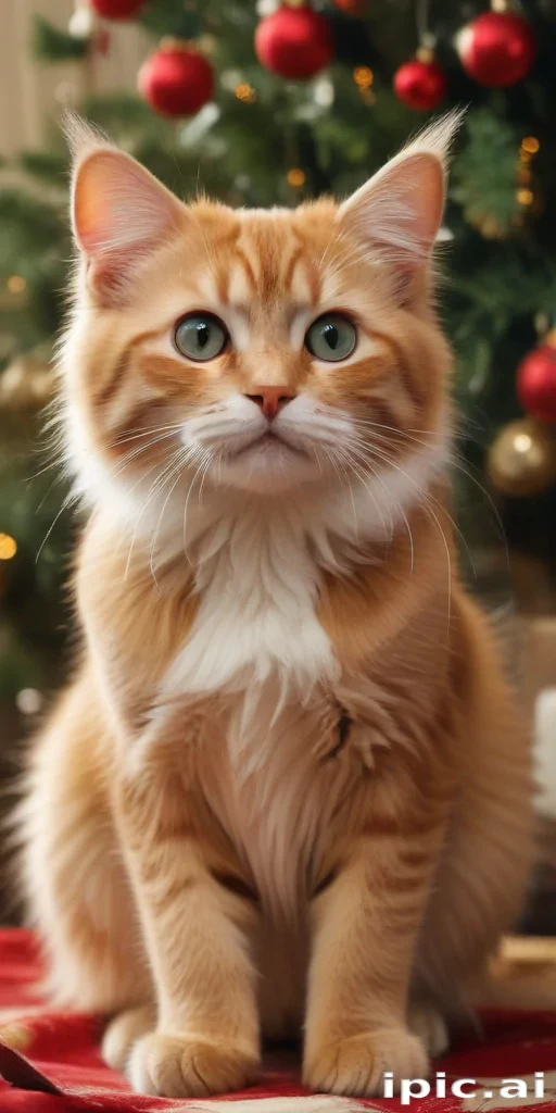 pictures of cats for christmas