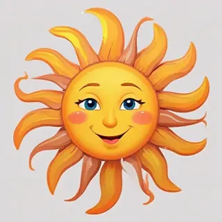 cartoon sun png