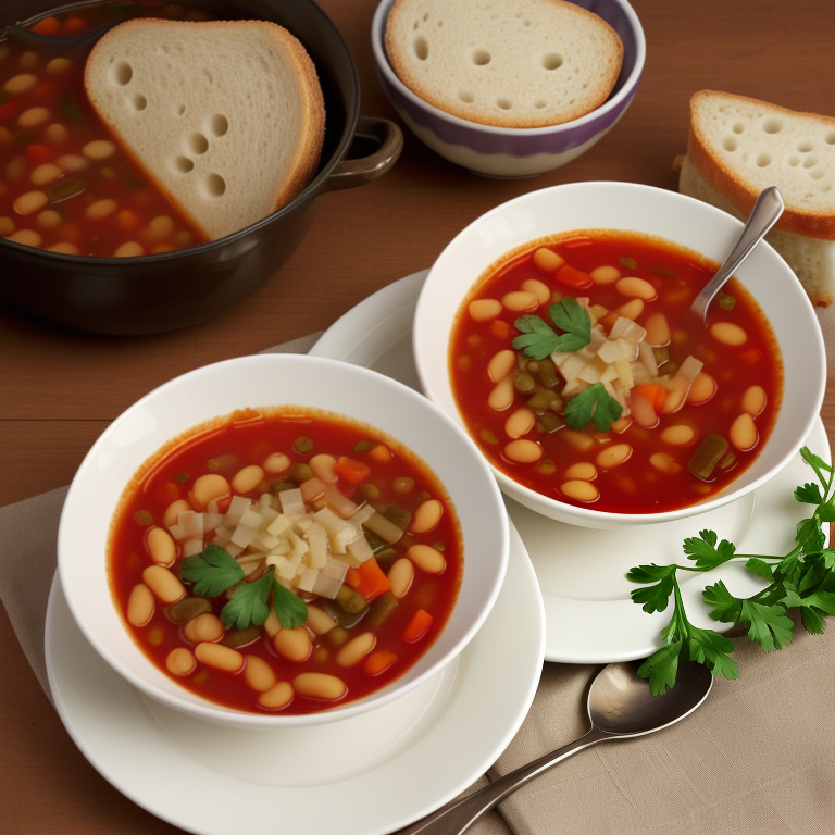 what to serve with minestrone soup