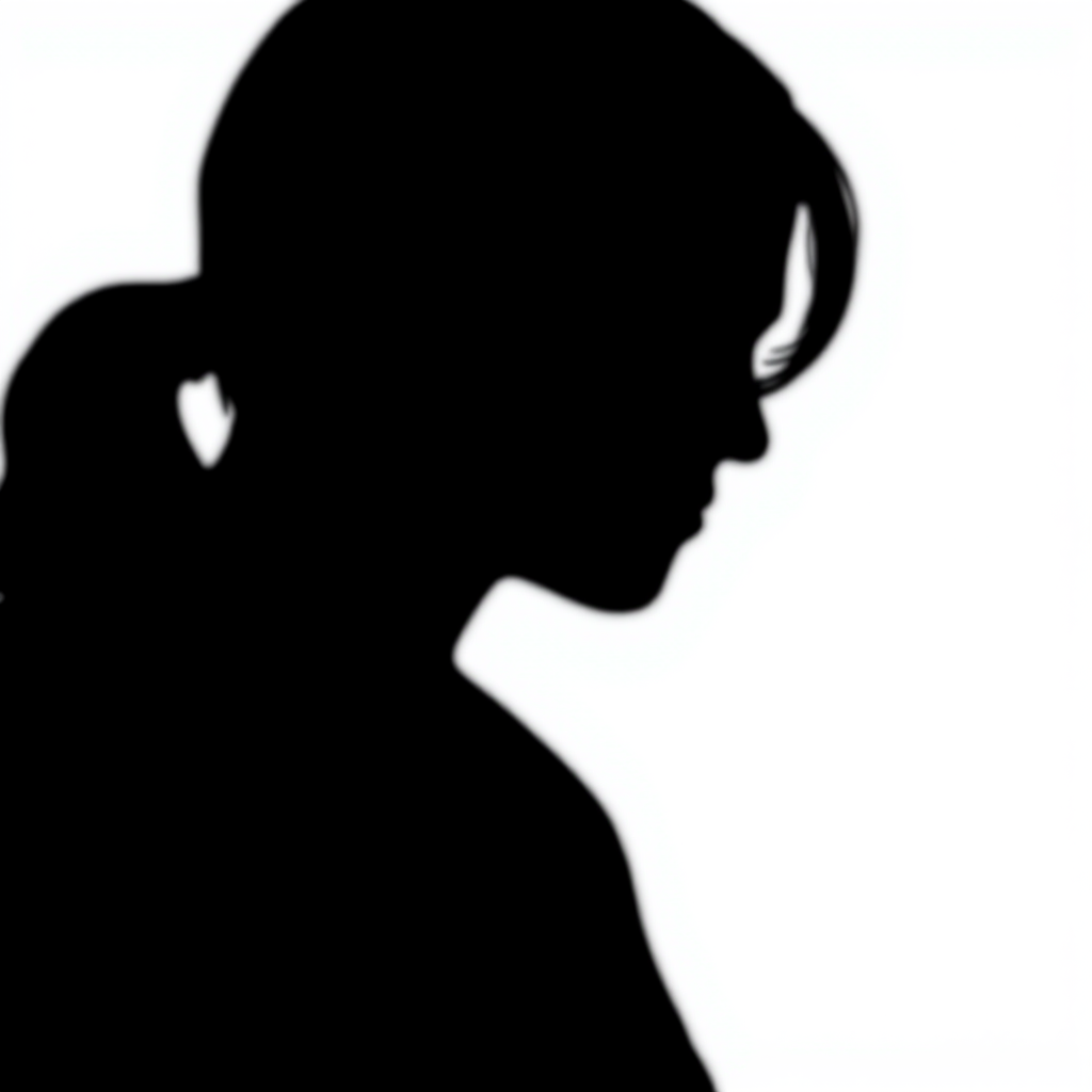 Generate a high-quality image of a minimalist black silhouette on a white background, using a DSLR camera with a 50mm lens, aperture set to f/1.8, ISO 100, shutter speed 1/125, in a shallow depth of field for a clean focus.