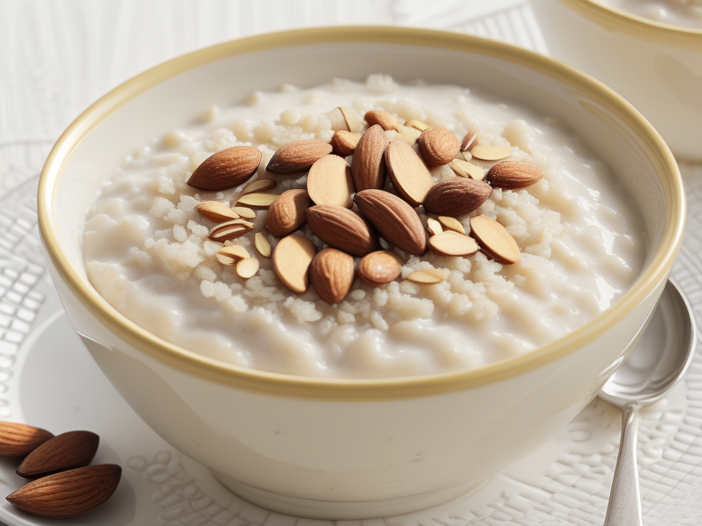 rice pudding with almond milk