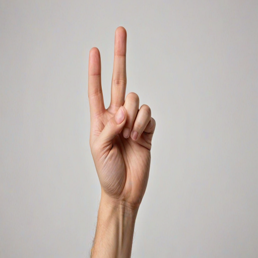 middle finger transparent