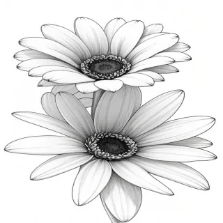 flower drawing aesthetic