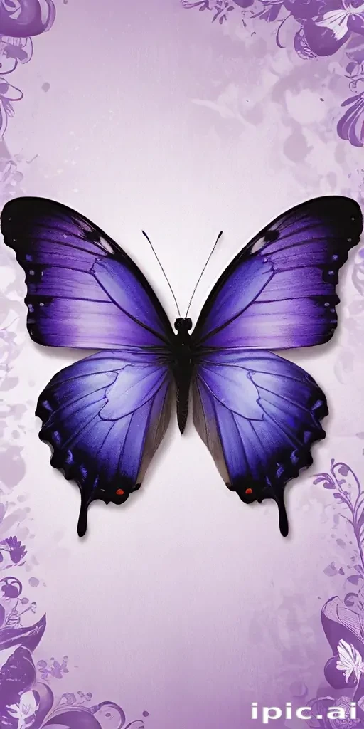 wallpaper purple butterfly