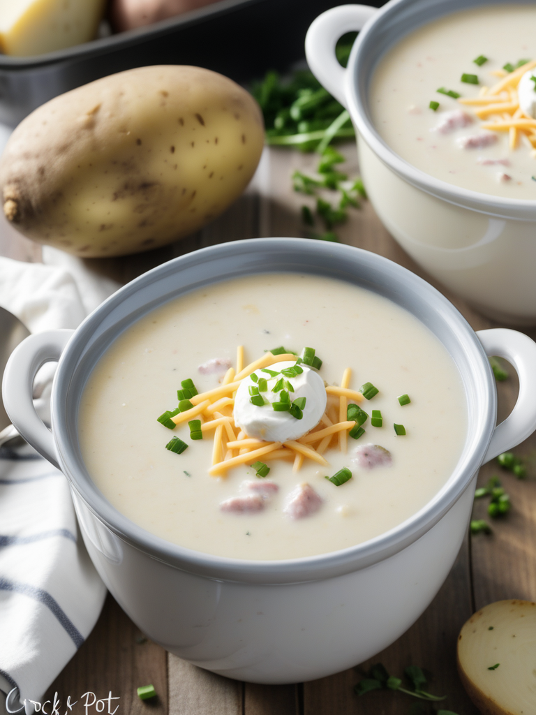 crock pot potato soup with cream cheese
