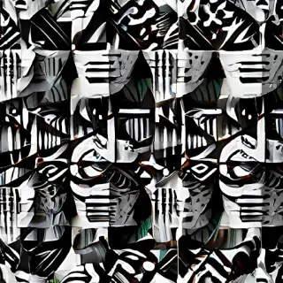 black and white patterns