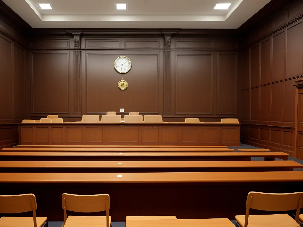 court room background