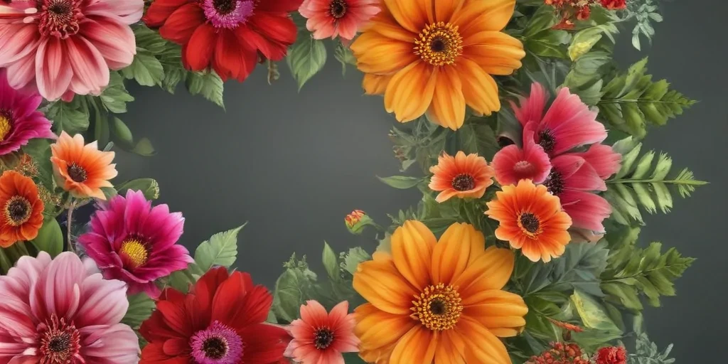 flower transparent border