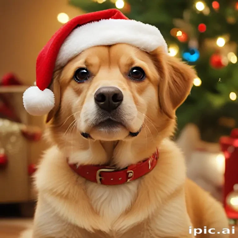 christmas wallpaper dog