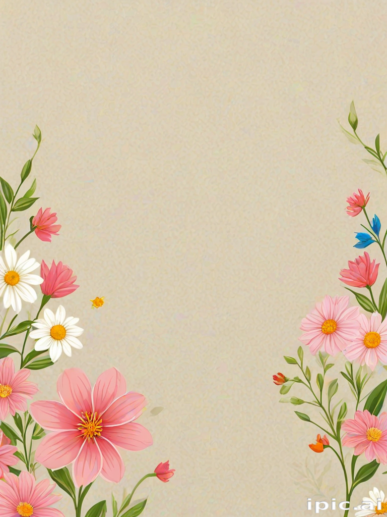 simple flower background