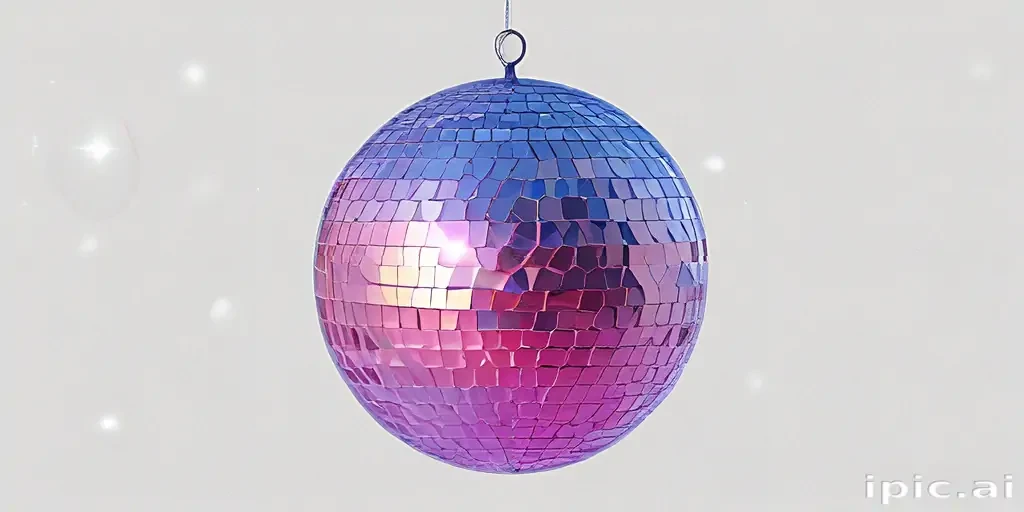transparent background disco ball png