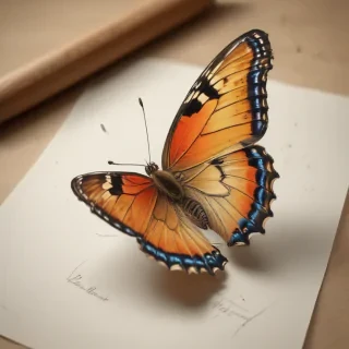 butterflies sketches