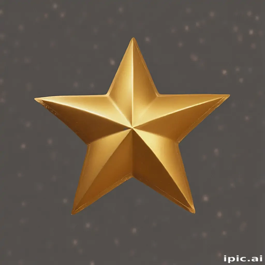 gold star sticker png