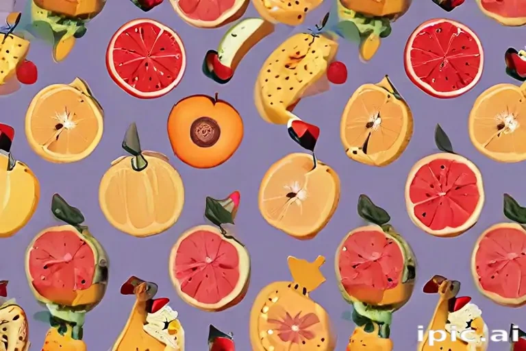 aesthetic fruit background