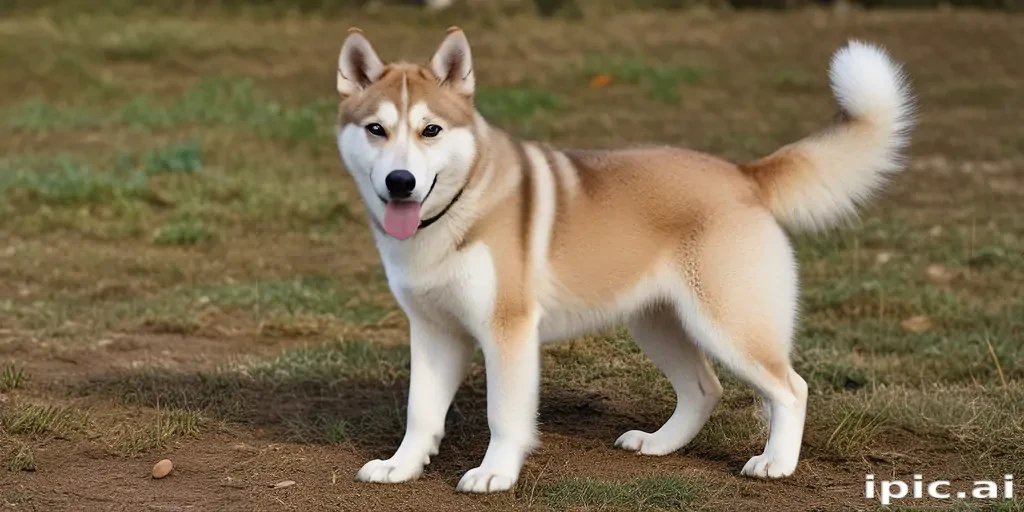 alaskan husky shepherd