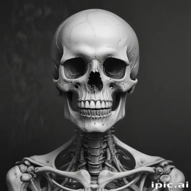 creative skeleton drawings