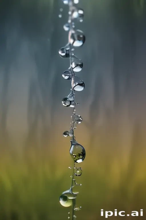 water droplets transparent