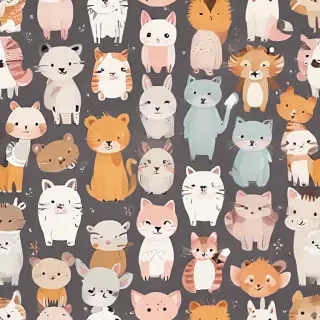 cute animal background