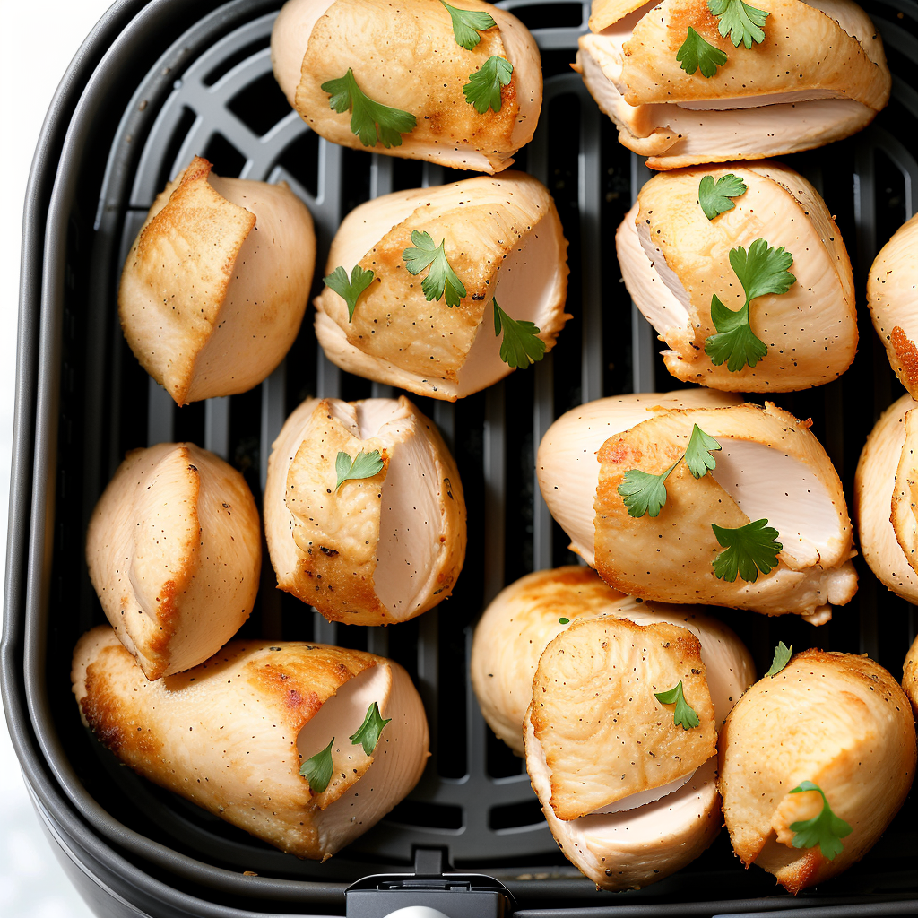 air fryer chicken breast bites