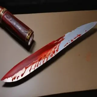 bloody knife aesthetic