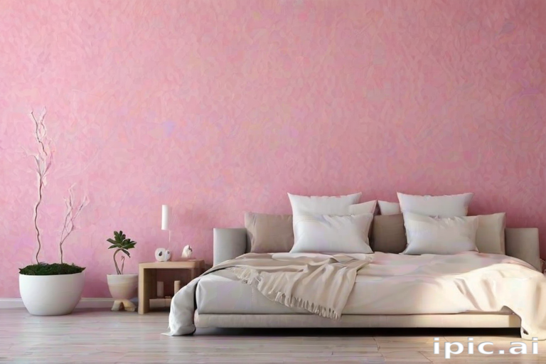 pink wall paper