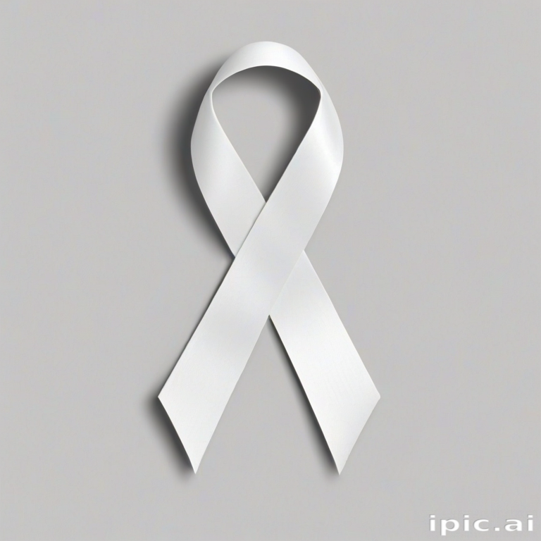 white ribbon png