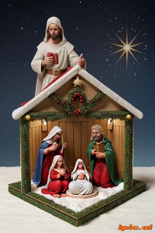 free christmas nativity scene