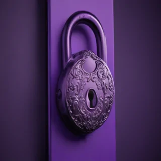 purple lock screen