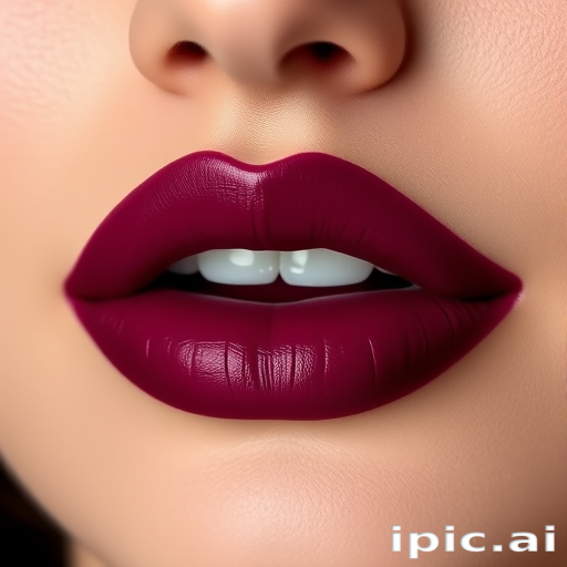 Luxurious Velvet Plum lip color offering a rich, deep tone, creamy application, and moisturizing ingredients, suitable for sophisticated and elegant appearances