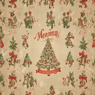 vintage merry christmas