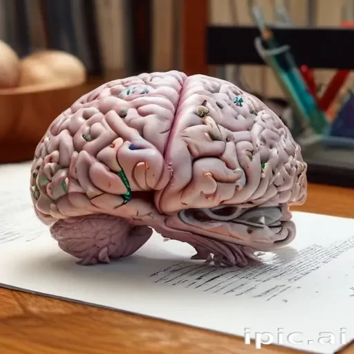 pic of brain drawing