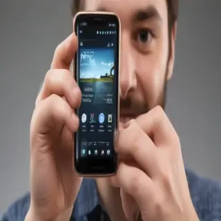 phone in hand png