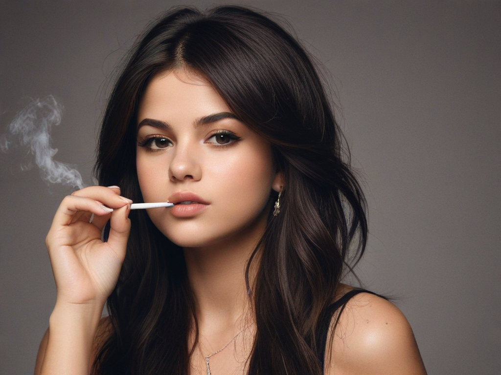 does selena gomez smoke