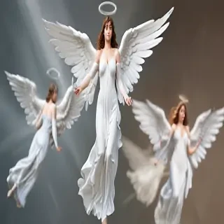clipart of angels with wings