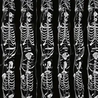 skeleton background