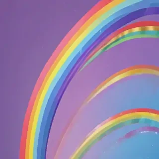 rainbow transparent background