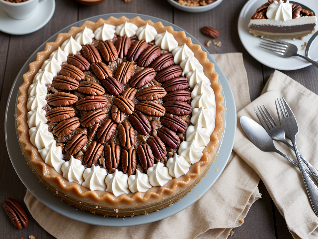 no bake pecan pie cheesecake