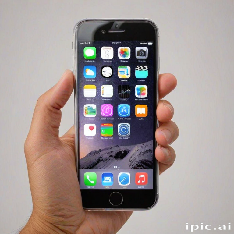 iphone with transparent background