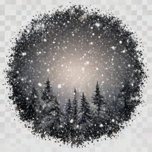 snow falling png