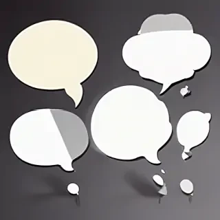 speech bubble clip art