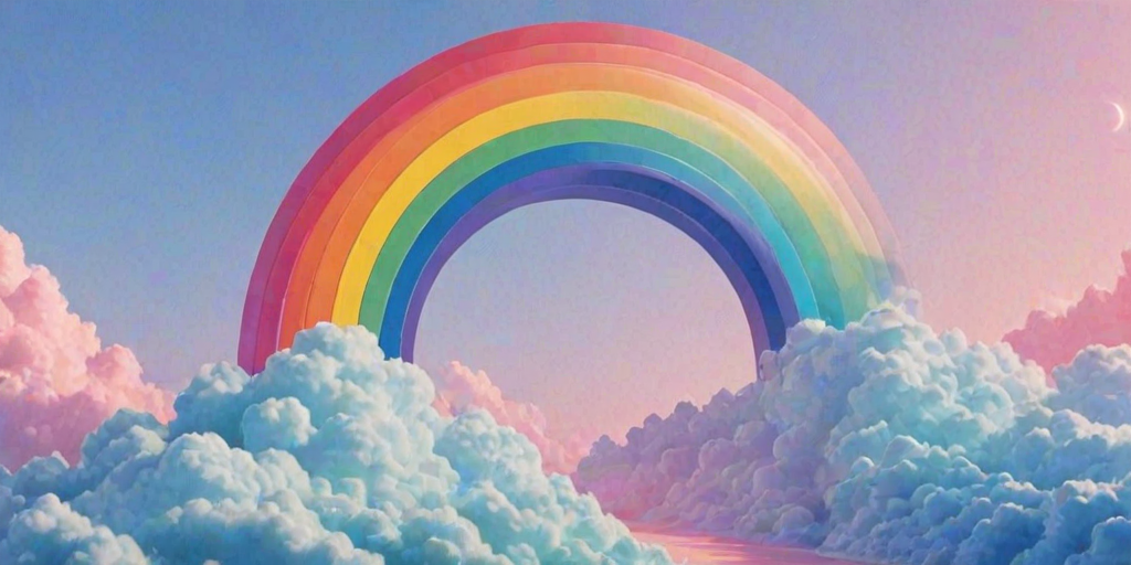 aesthetic wallpapers rainbow