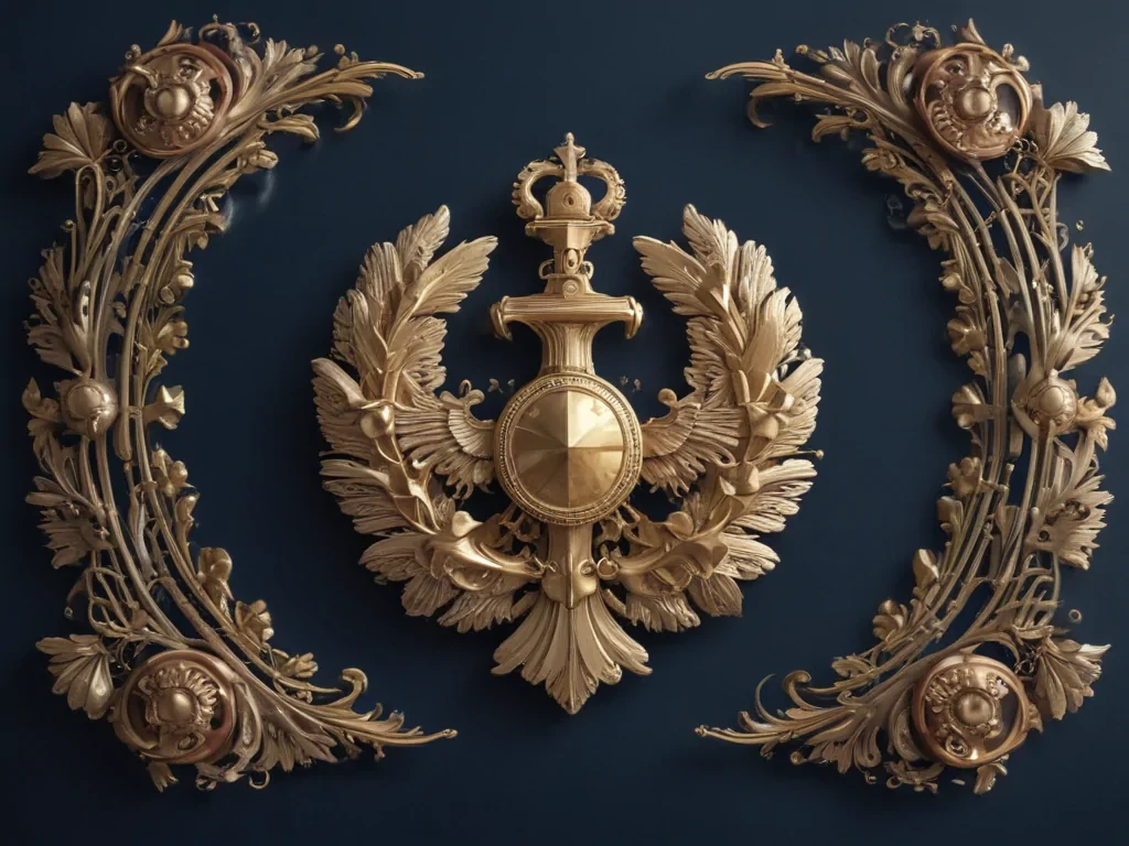 navy background