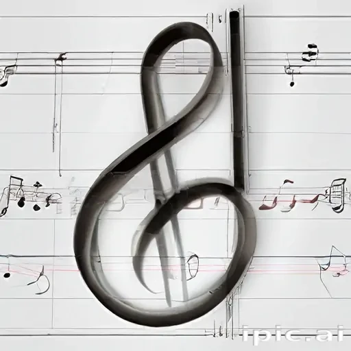 transparent music note