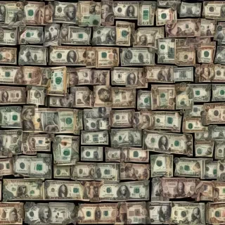 money with transparent background